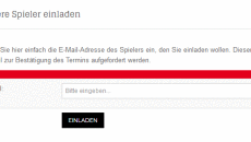 Spieler einladen